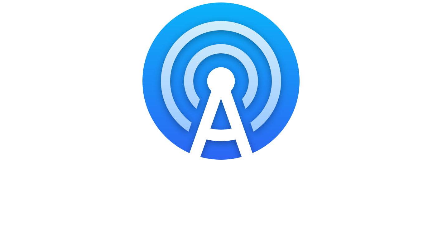 AntennaPod Vertical Logo (Light)